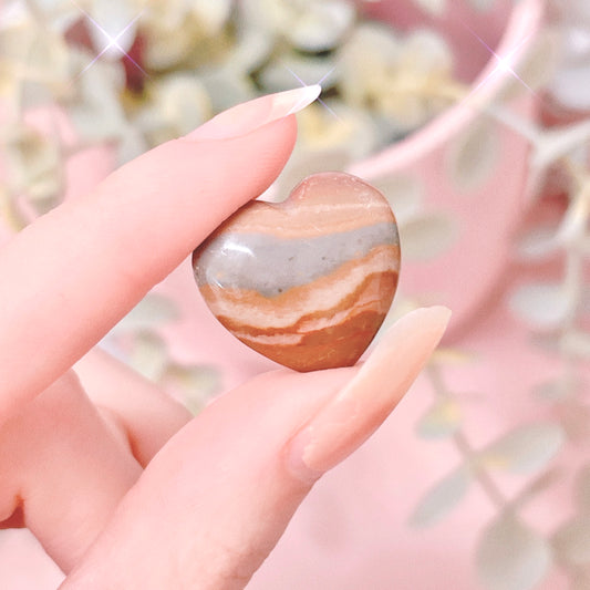 Polychrome Jasper Heart