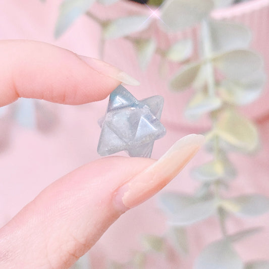 Rainbow Fluorite Merkaba