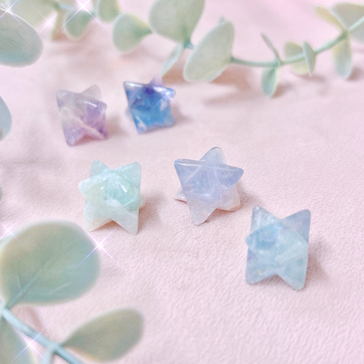 Rainbow Fluorite Merkaba