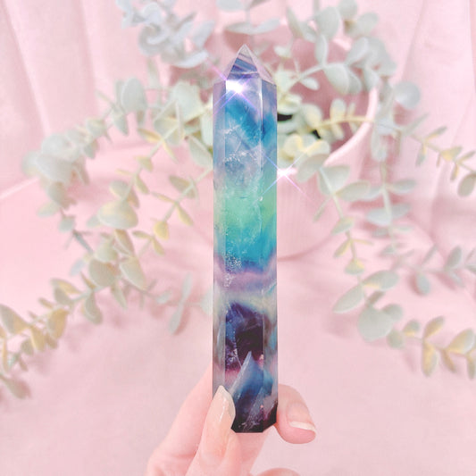 Rainbow Fluorite Tower