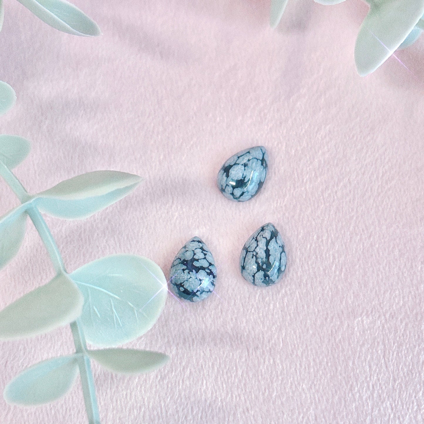 Snowflake Obsidian Cabochon