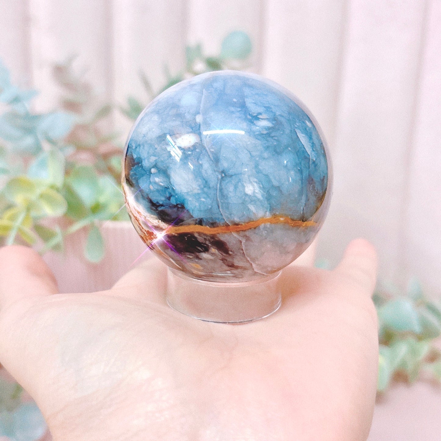 Clear Sphere Stand - 3.5cm