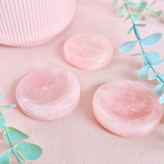 Rose Quartz Round Bowl - 5.5cm