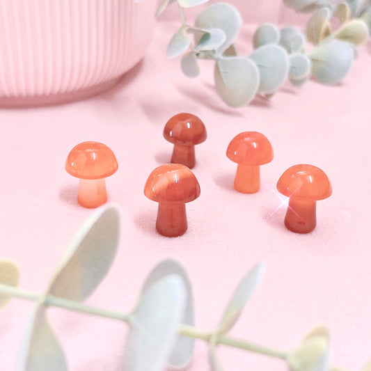Carnelian Mini Mushroom
