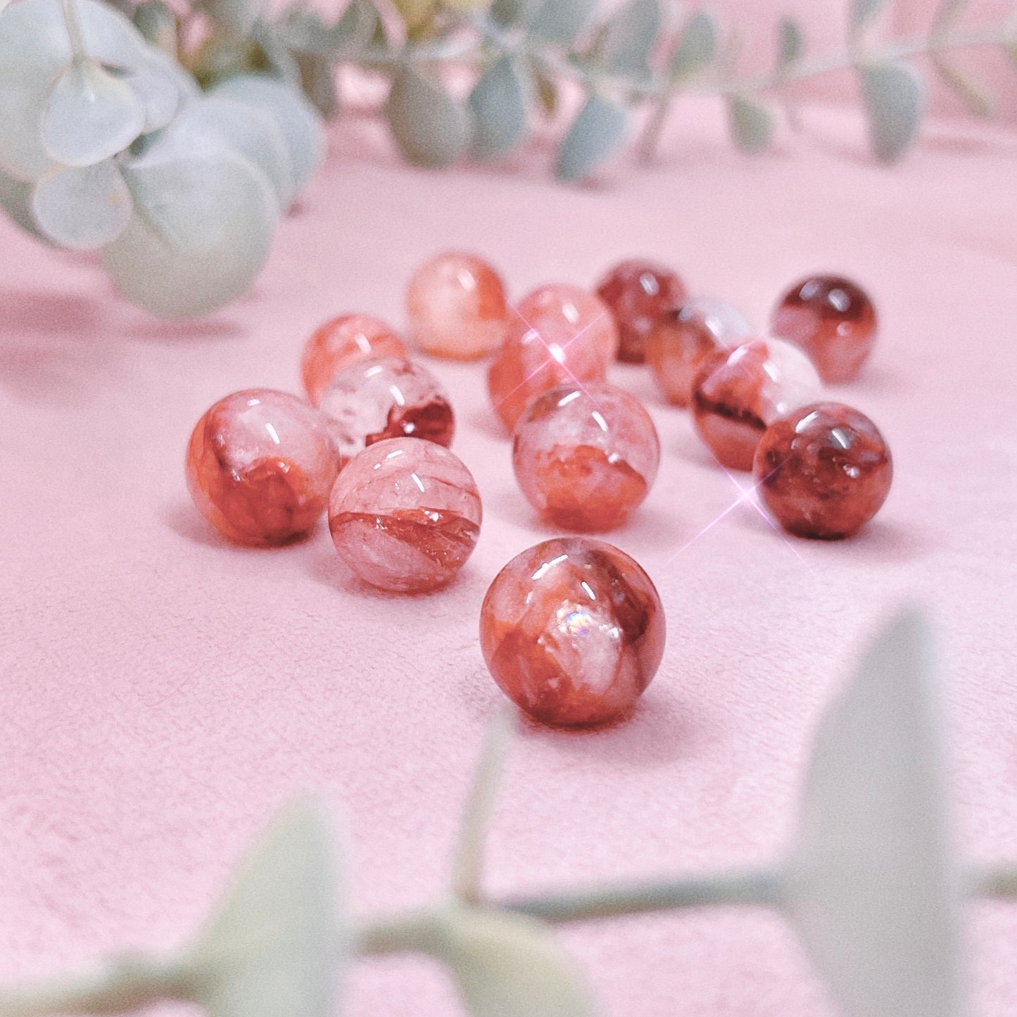 Fire Quartz Mini Sphere