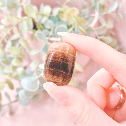 Chocolate Calcite Tumble