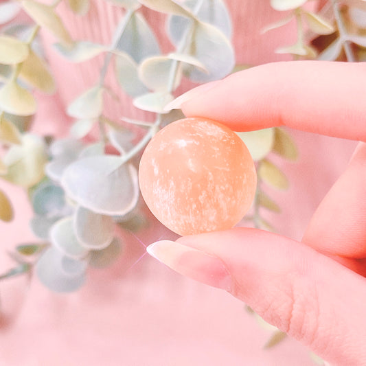 Orange Selenite Tumble