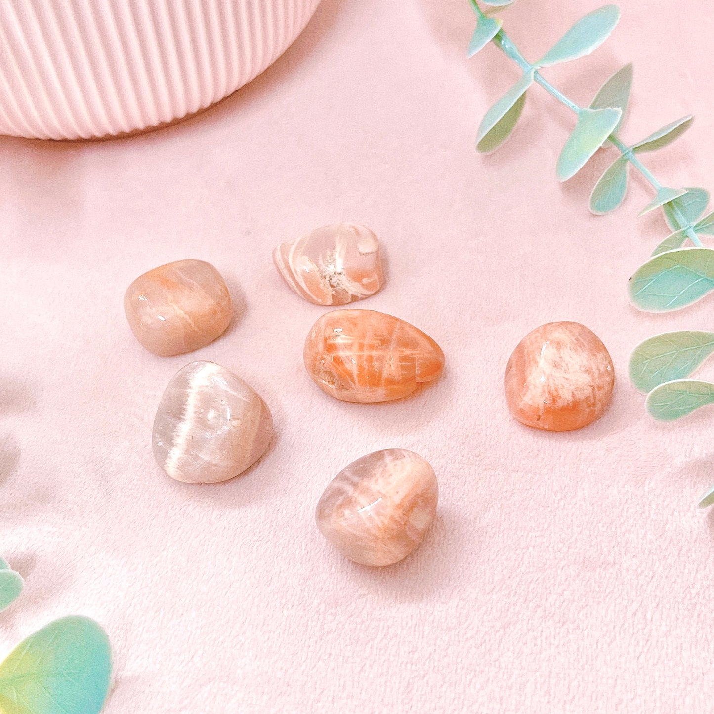 Peach Moonstone Tumble
