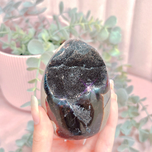 Black Septarian Freeform - Choose Your Size!