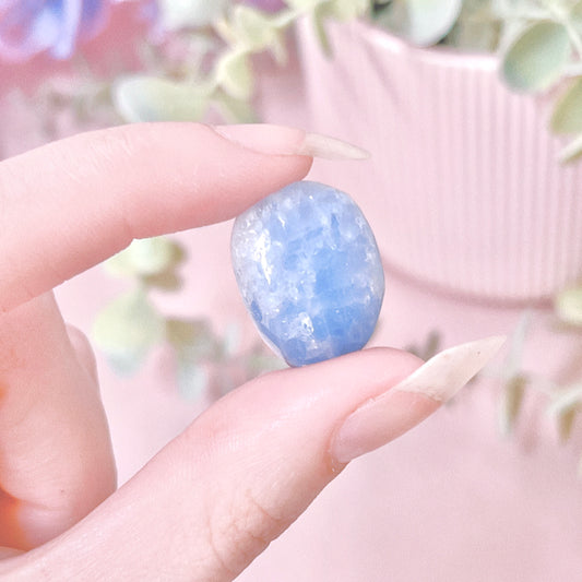 Blue Calcite Tumble