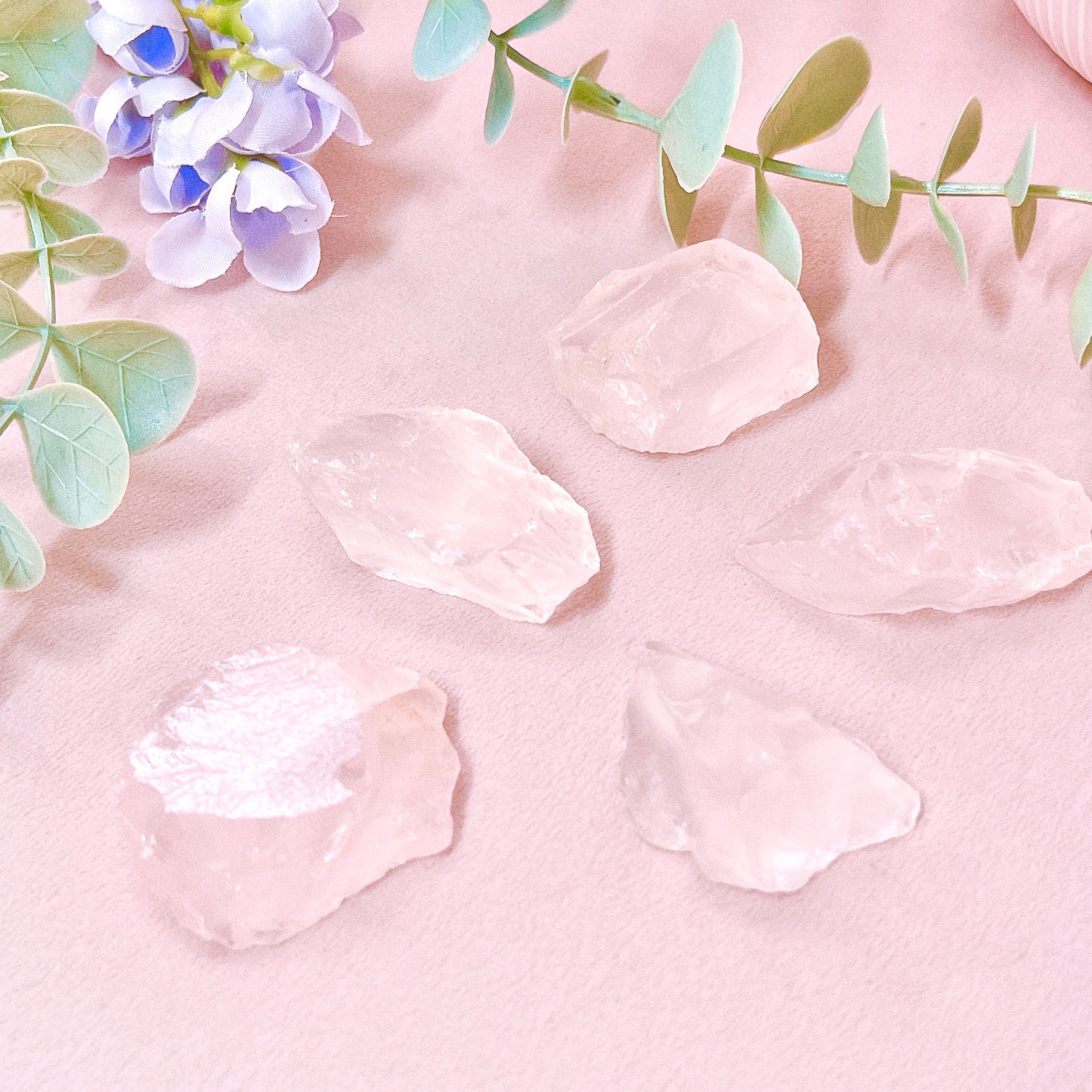 Rose Quartz (Gemmy + Pale Pink!) Raw