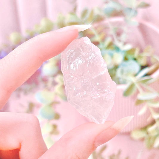Rose Quartz (Gemmy + Pale Pink!) Raw