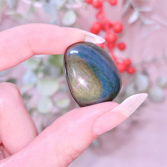 Rainbow Obsidian Tumble
