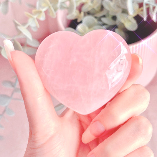 Rose Quartz Heart