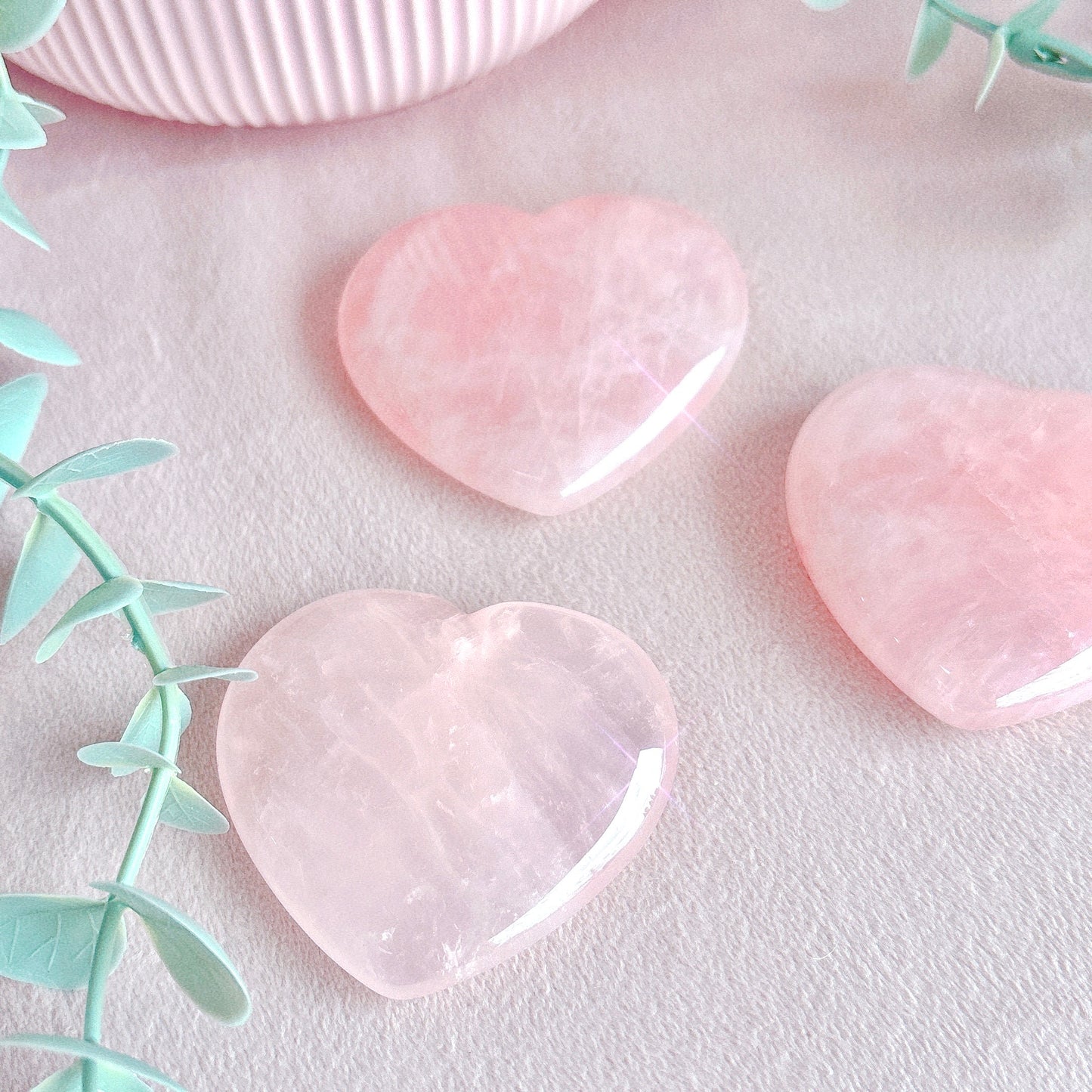 Rose Quartz Heart