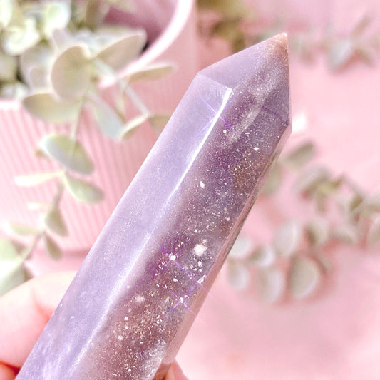 Purple Chalcedony Tower