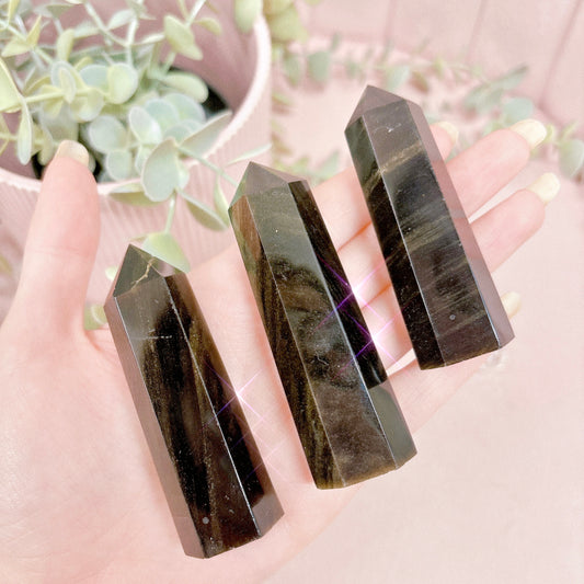 Gold Sheen Obsidian Tower
