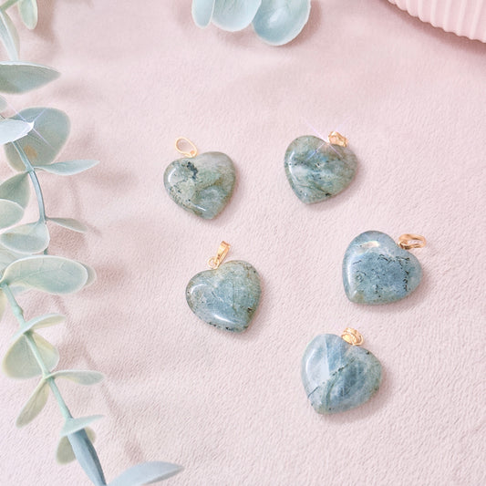 Labradorite Heart Pendant