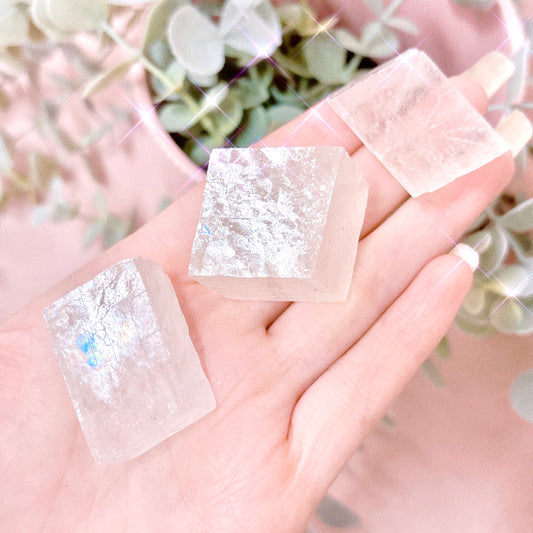 Pink Optical Calcite Natural