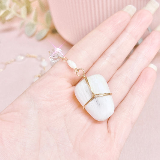 Scolecite Handmade Sun Catcher