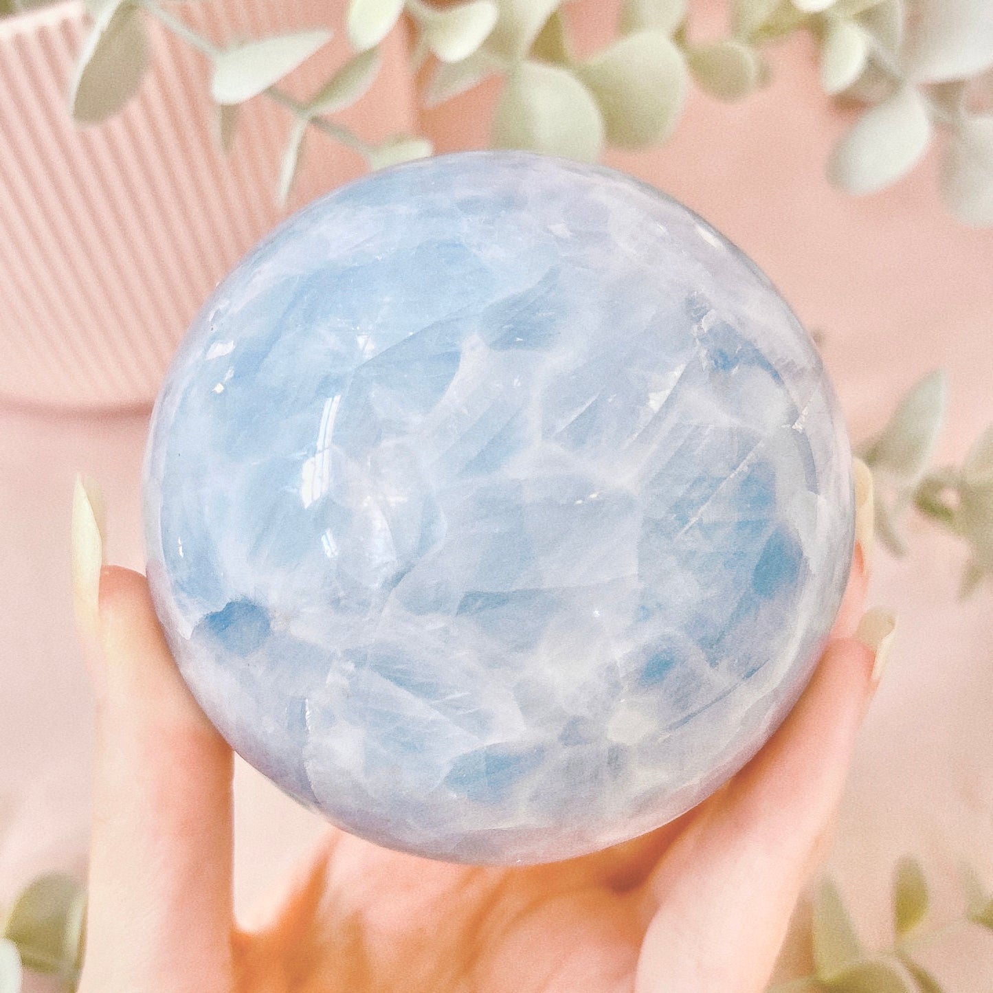 Blue Calcite Sphere