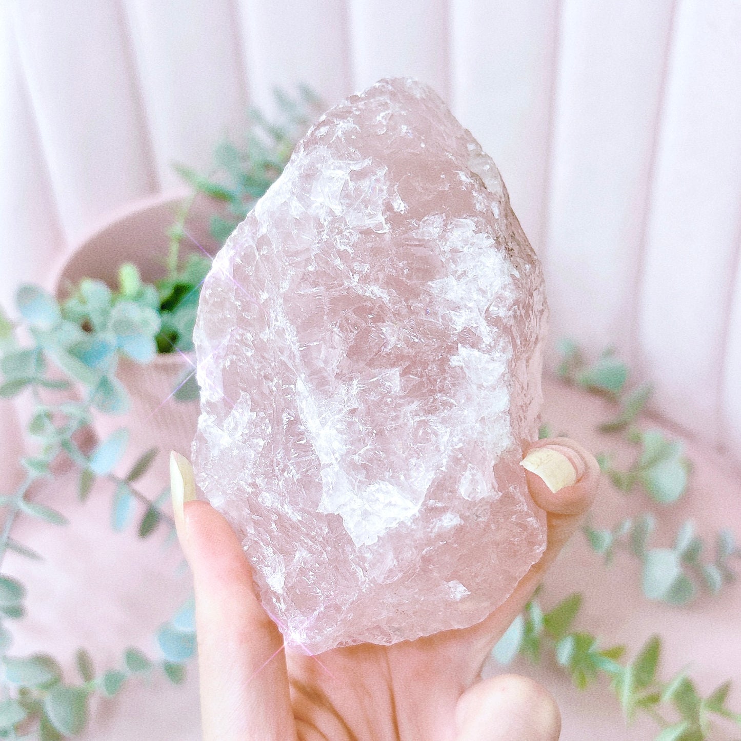 Lavender Rose Quartz Raw - Choose Your Size!