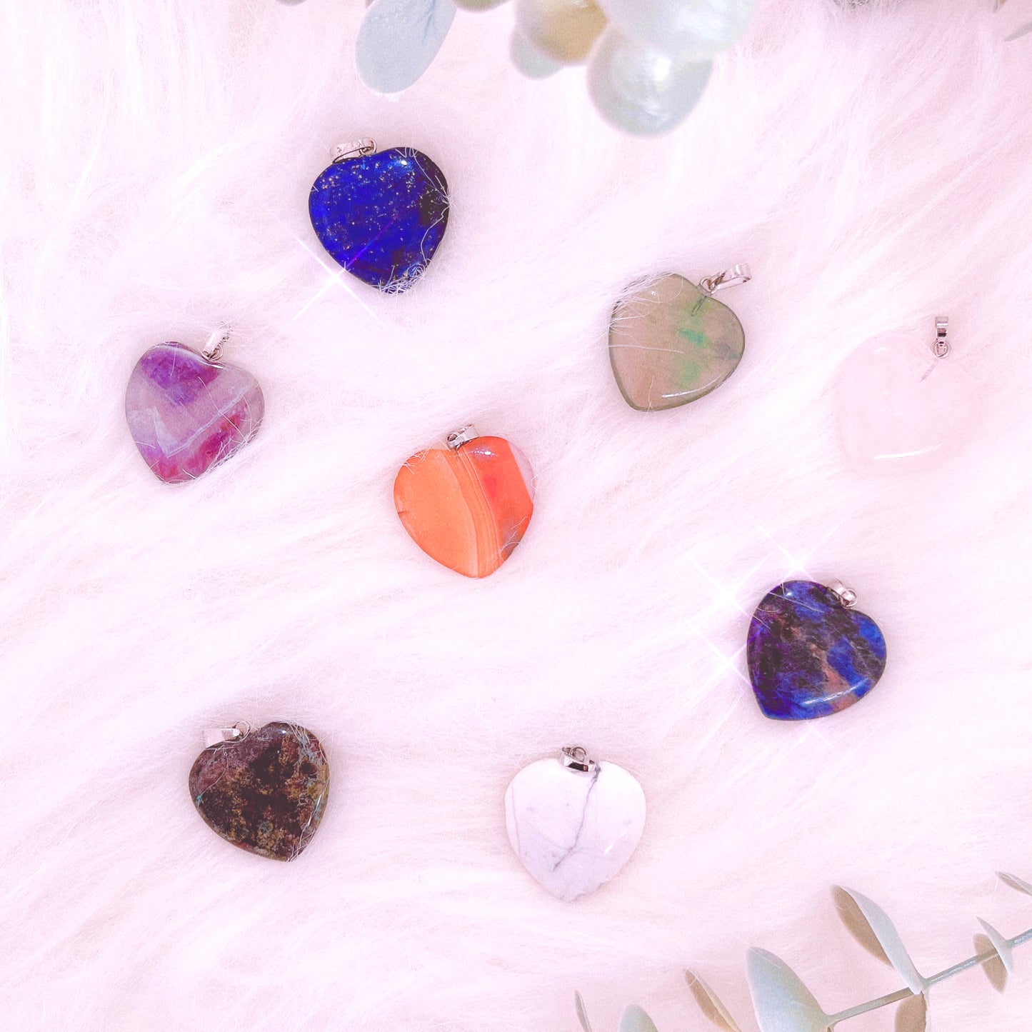 Tiger Eye Heart Pendant