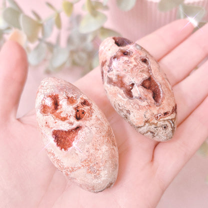 Pink Lace Agate Shiva