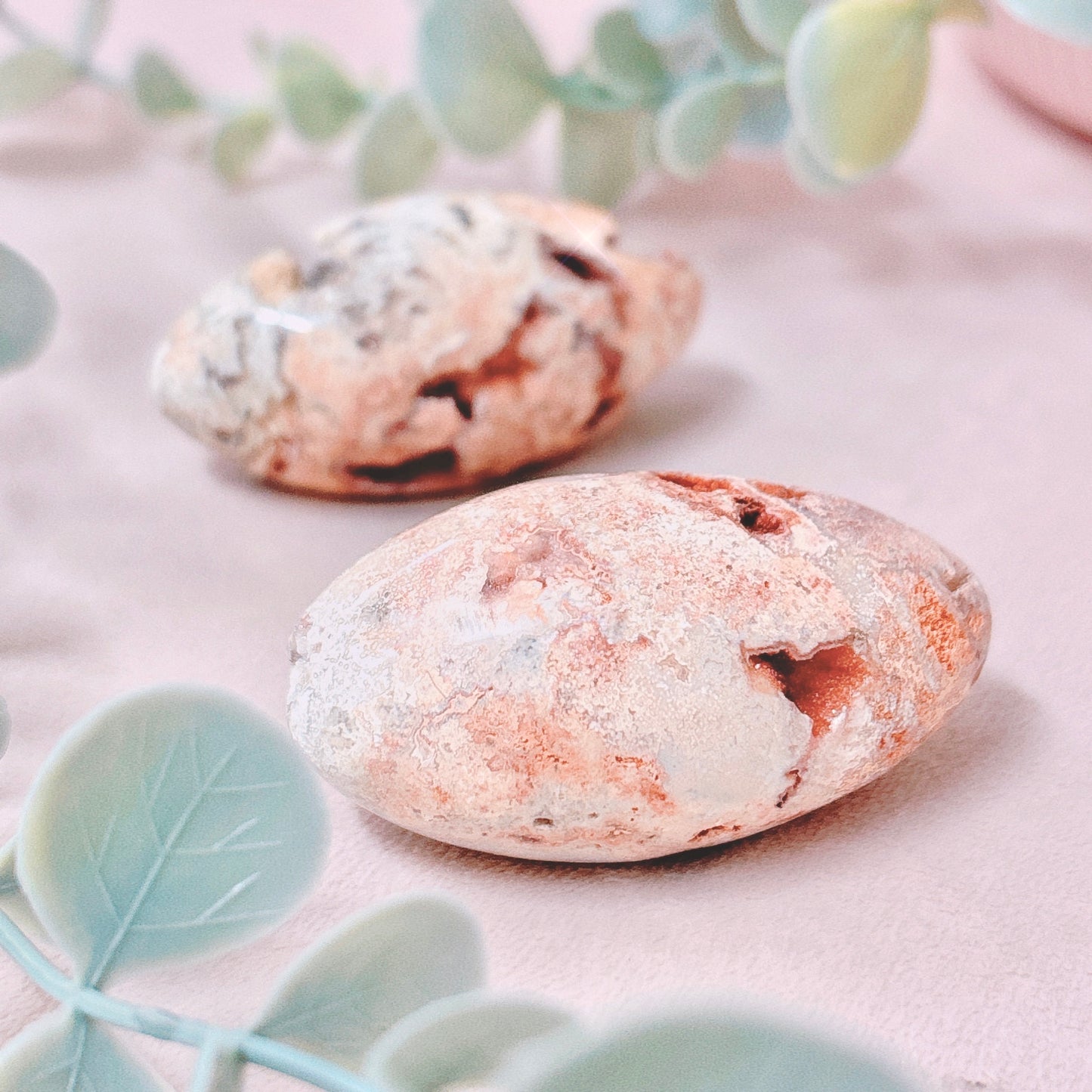 Pink Lace Agate Shiva