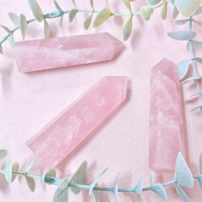 Lavender Rose Quartz Tower