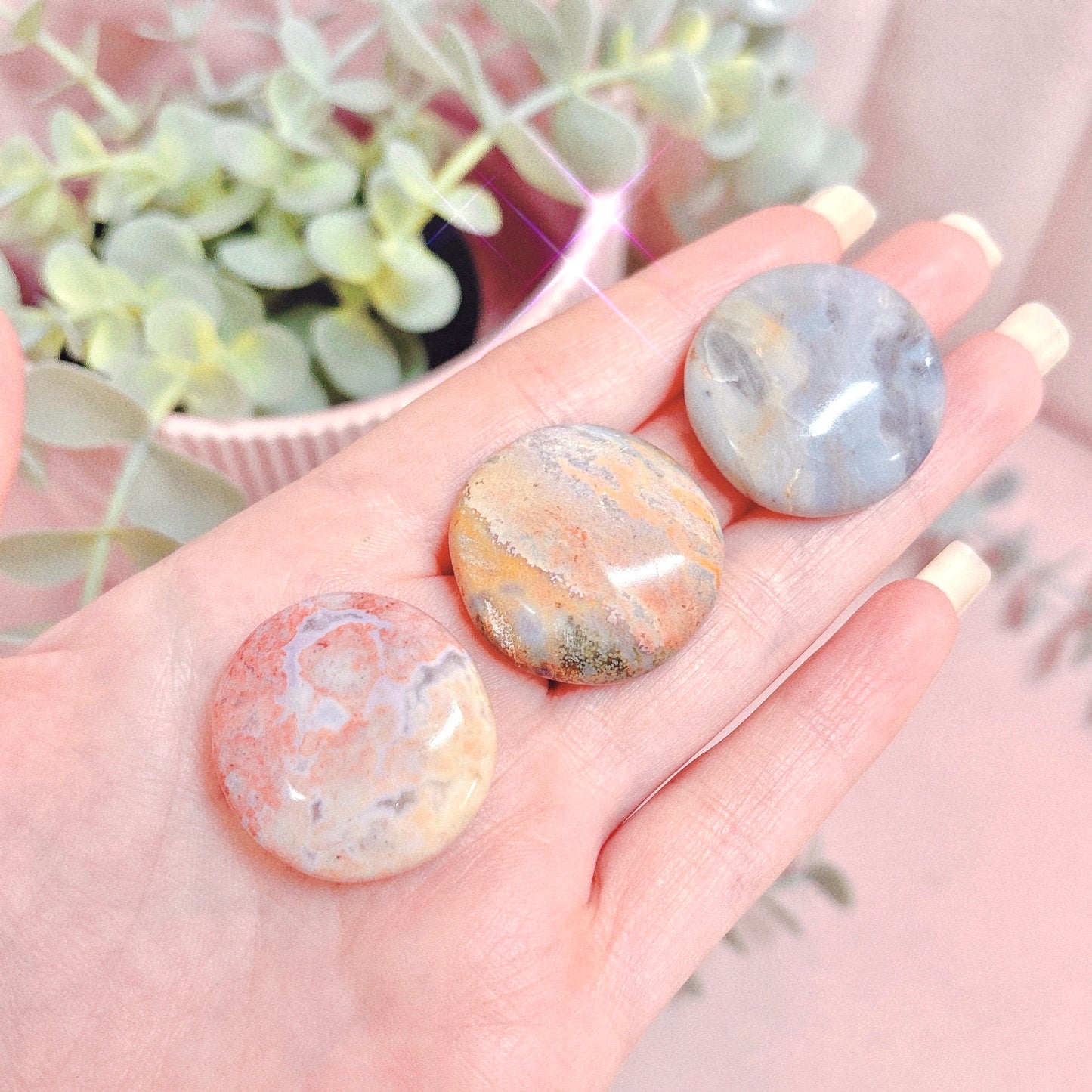 Ocean Jasper Button