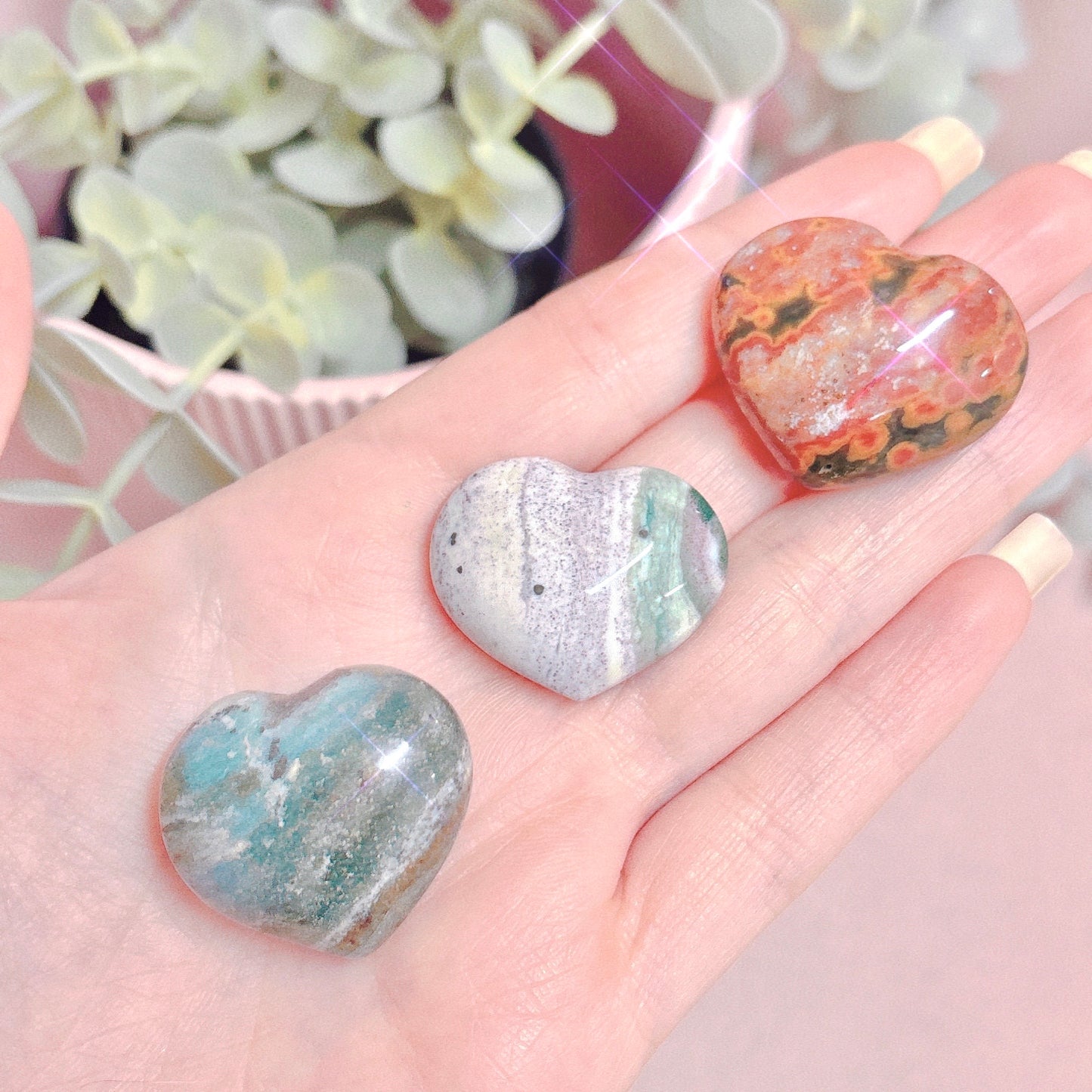 Ocean Jasper Heart