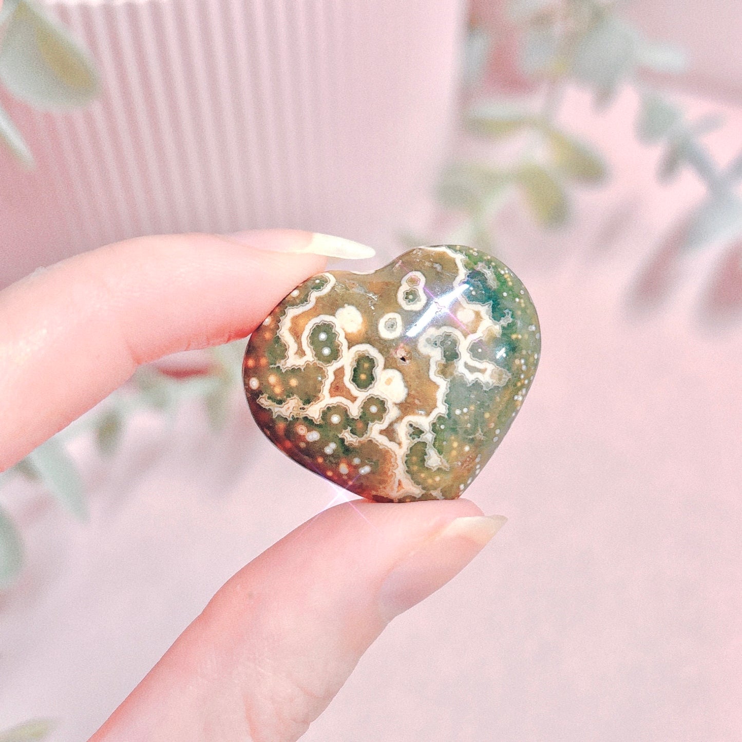 Ocean Jasper Heart