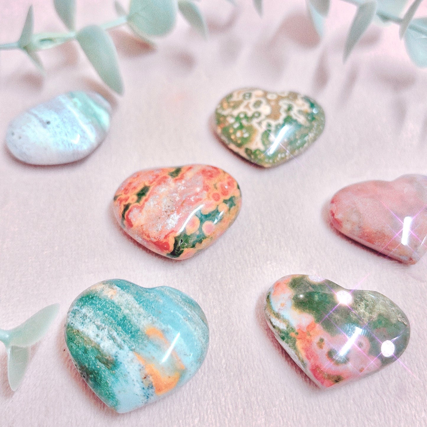 Ocean Jasper Heart