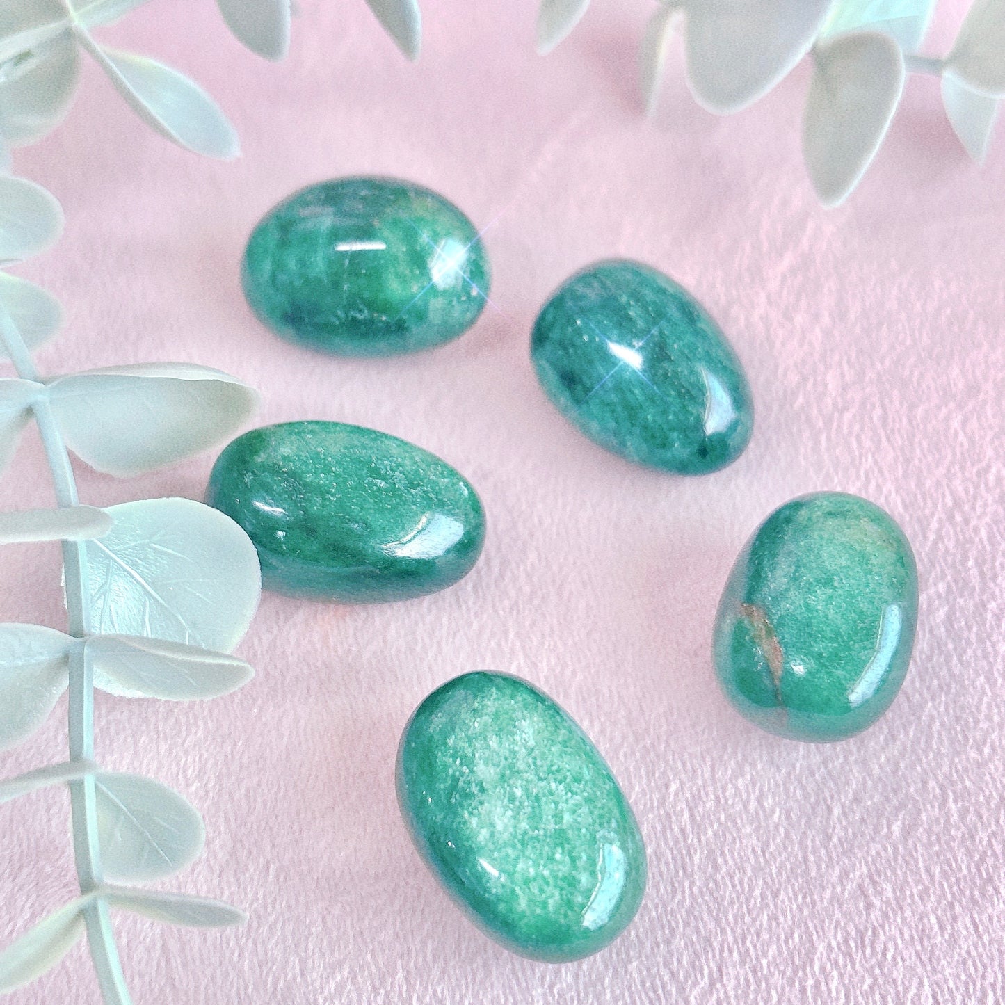 Fuchsite (Green Mica) Tumble