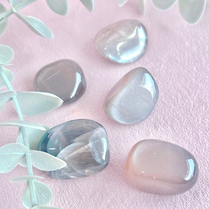 Grey Moonstone Tumble
