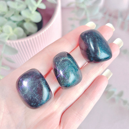 Black Nephrite Jade Tumble