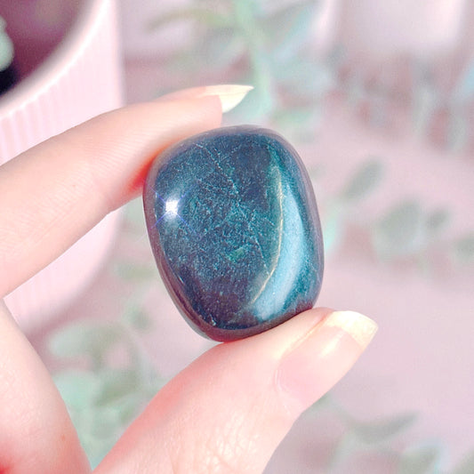 Black Nephrite Jade Tumble