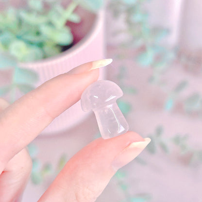 Rose Quartz Mini Mushroom