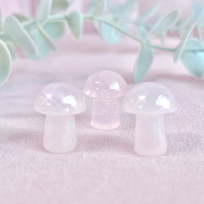 Rose Quartz Mini Mushroom