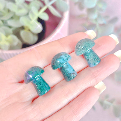 Moss Agate Mini Mushroom
