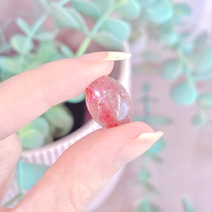 Strawberry Quartz Cabochon
