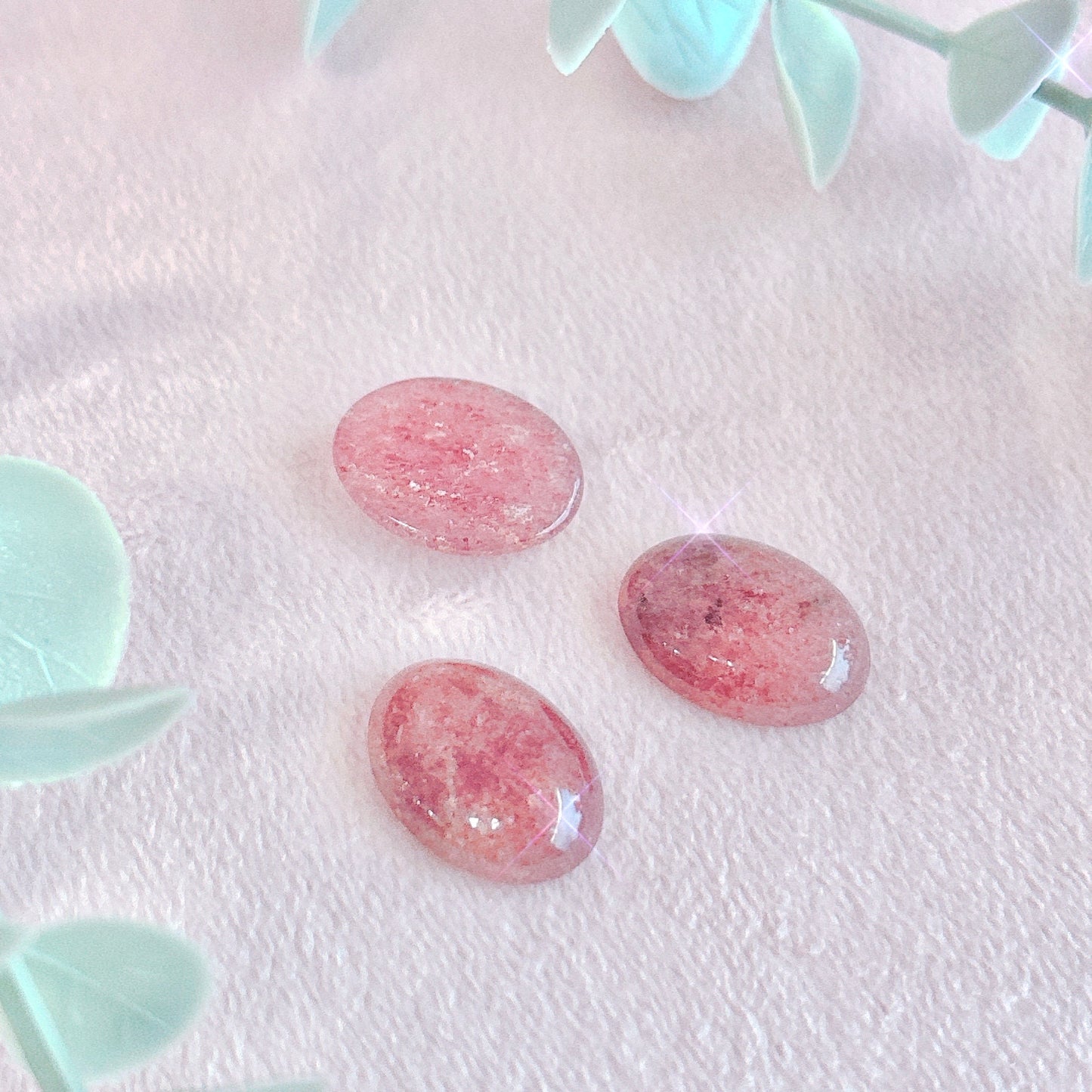 Strawberry Quartz Cabochon