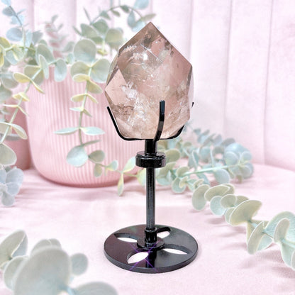 Smoky Quartz Faceted + Stand