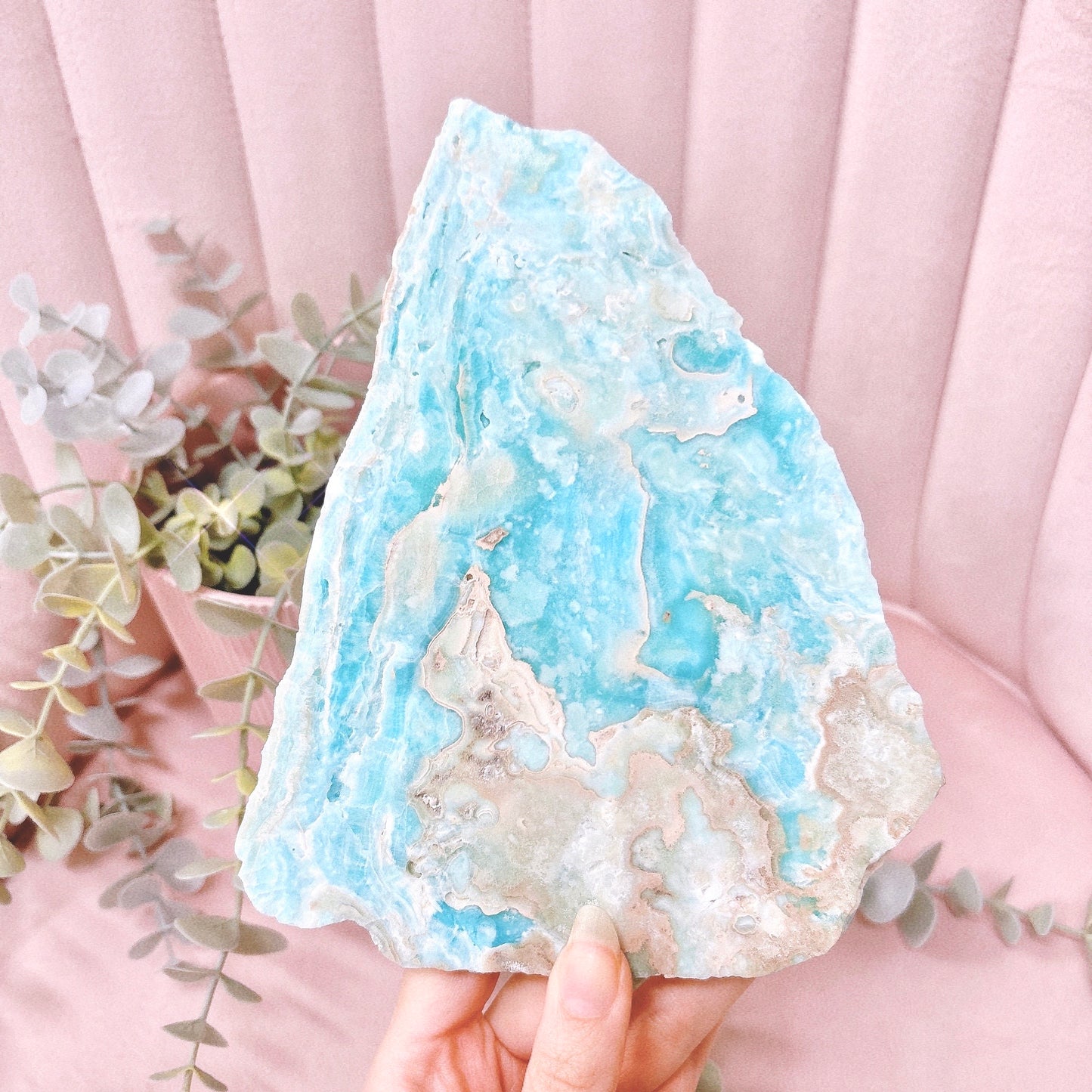 Blue Aragonite Slab