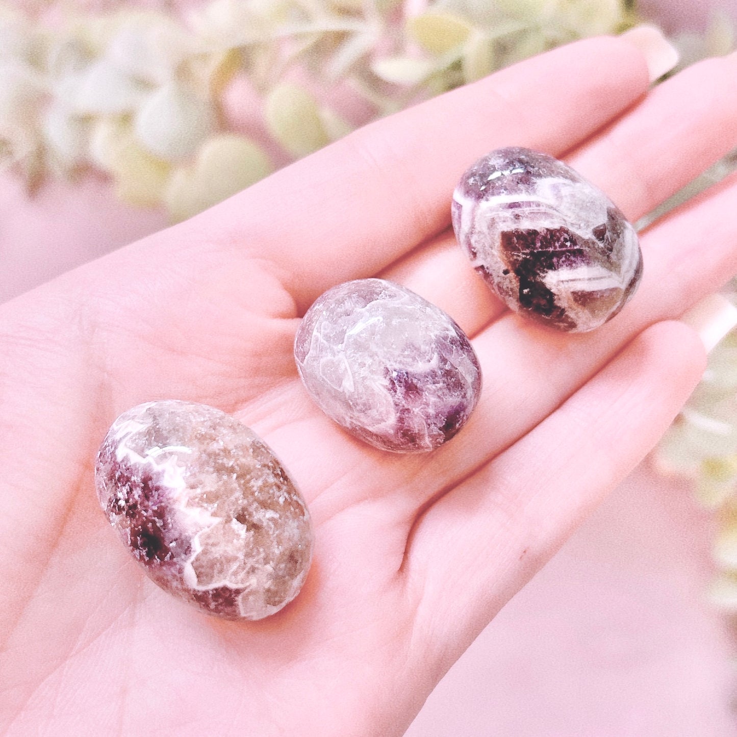 Chevron Amethyst Tumble