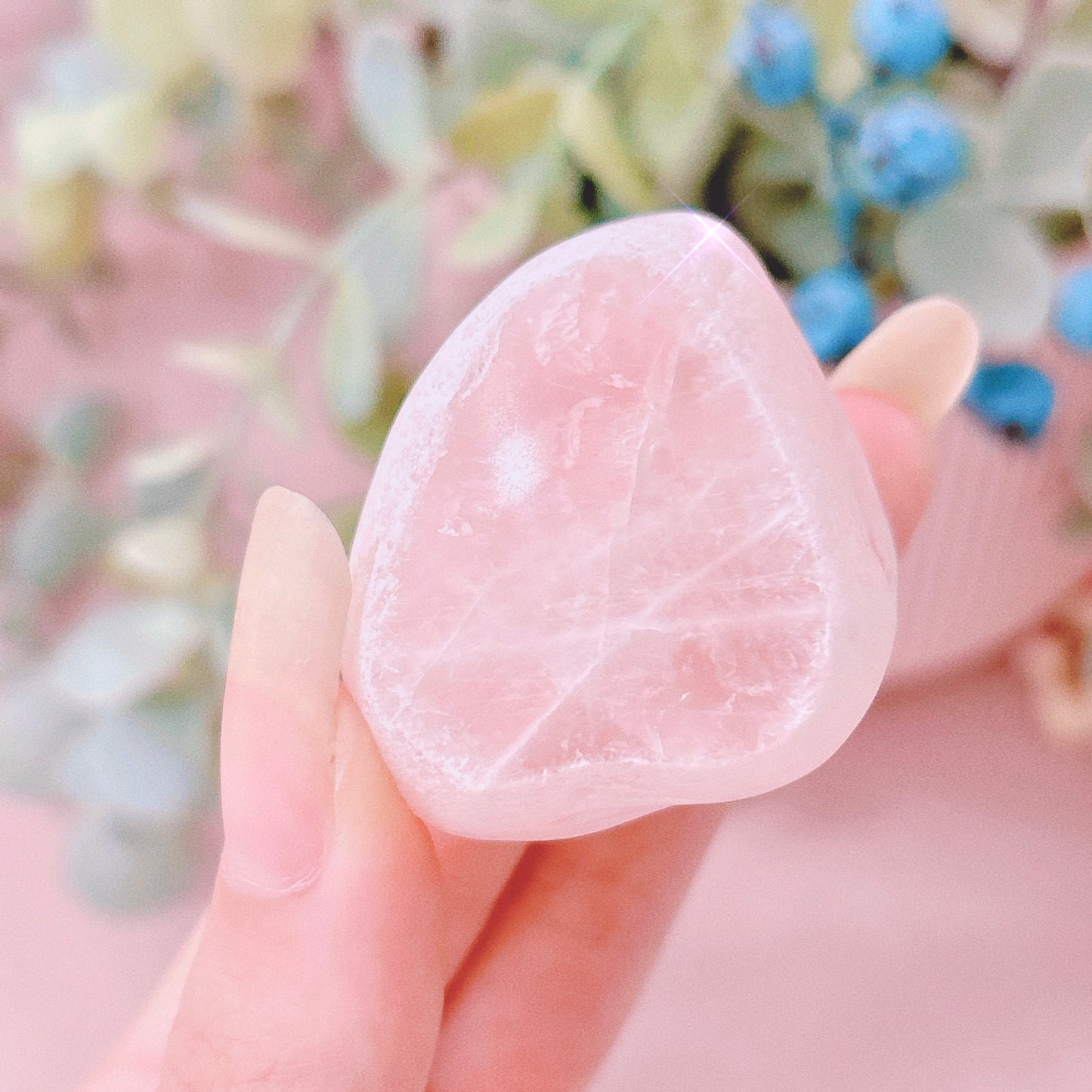 Rose Quartz Seer Stone (Ema Egg)