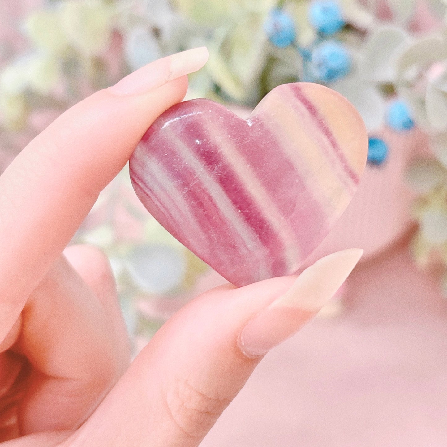 Candy Fluorite Heart