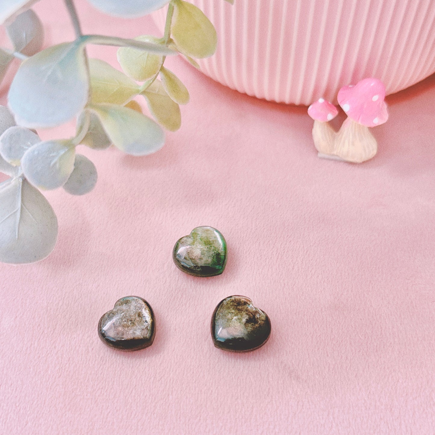 Fuchsite (Green Mica) Heart