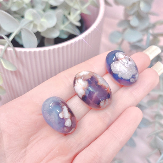 Purple Flower Agate Tumble